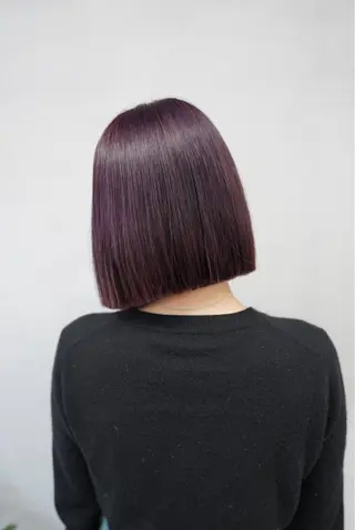 ショート カラー wabi【ワビ】所属・manami/ヘア セット/ハイトーンのヘアスタイル