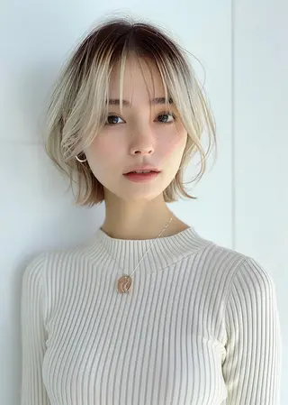 ショート nex the salon coall所属・🫧似合わせショート イシダ🫧のヘアスタイル