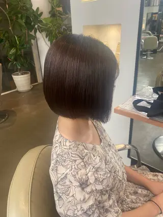 ショート DIFINOaoyama所属・🎧ayaka/ボブ /透明感カラー 🩵のヘアスタイル