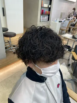パーマ メンズ 新宿【メンズパーマ】 塩澤太一のヘアスタイル