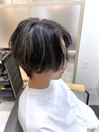 ミディアム カラー メンズ EMANON新宿南口所属・ケアブリーチ×艶カラ ー️🫧Shioriのヘアスタイル