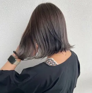 ミディアム 特化✨透明感カラー 白髪染め✨住田緋菜のヘアスタイル