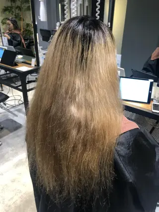 ロング カラー GIEN 末吉 海斗のヘアスタイル