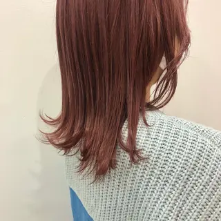 セミロング カラー akane .のヘアスタイル