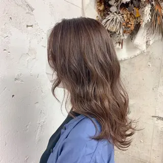 カラー Noele hair atelier(ノエルヘアアトリエ)所属・北上ゆい/個性派/ ナチュラルアレンジのヘアスタイル