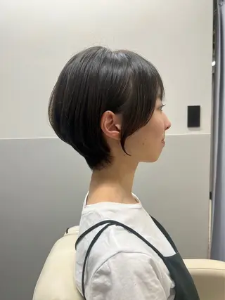 ショート 🌟ショート/シ ョートボブ/岡田🌟のヘアスタイル