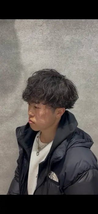 ショート パーマ メンズ トレンド🔥メンズ 特化⚡️網野裕希のヘアスタイル