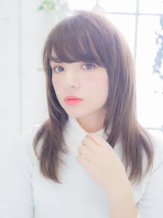 ショート ミディアム セミロング ロング カラー パーマ ヘアアレンジ メンズ キッズ ネイル まつエク アンブレラカラー💫 フェイスフレーミングのヘアスタイル