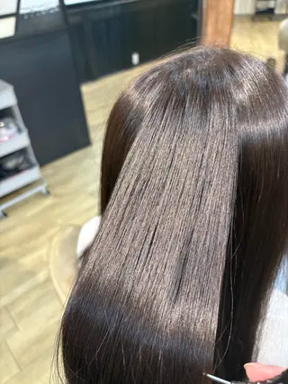 ロング 加藤 幸香のヘアスタイル