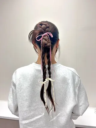 ロング ハイトーンカラー🩶 大阪/kanonのヘアスタイル