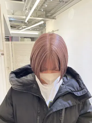 ショート カラー ヘアアレンジ 🍃柔らかヘアー田中 瑞希🍃のヘアスタイル