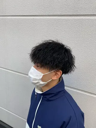 ミディアム メンズパーマ特化/ 町田甲陽✨のヘアスタイル