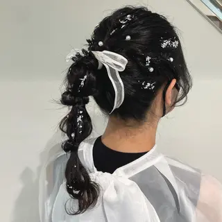 セミロング これた🧸ヘアメ職人 ♡髪質改善♡カラーのヘアスタイル