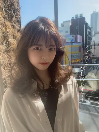 セミロング ♡大人カワイイ hair♡徳井はやとのヘアスタイル