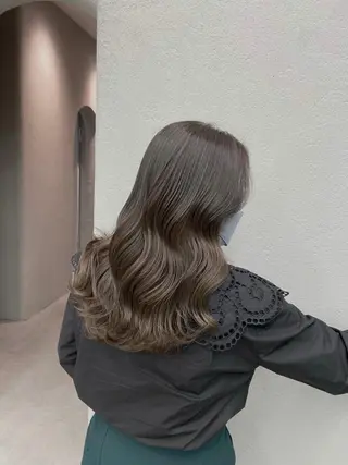 ロング カラー 高松 沙耶のヘアスタイル