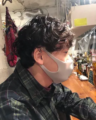 ロング パーマ パーマ美容師 hanaのヘアスタイル