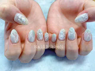 ネイル ネイルリボン 石田のネイルデザイン