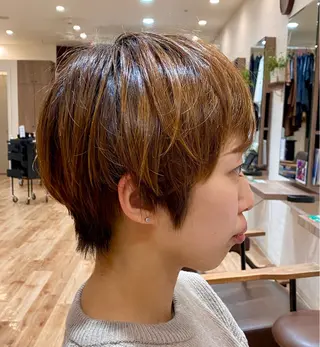 ショート イシカワ ユウタのヘアスタイル