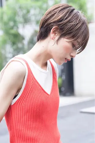 ショート カラー 💘透明感カラー💘 沖本 将宏のヘアスタイル