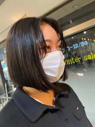 ショート 米元 春奈のヘアスタイル
