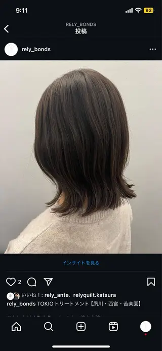 ミディアム 特化✨透明感カラー 白髪染め✨住田緋菜のヘアスタイル