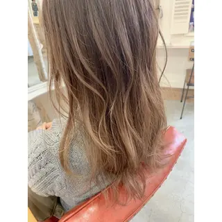 ロング カラー fio マナミのヘアスタイル