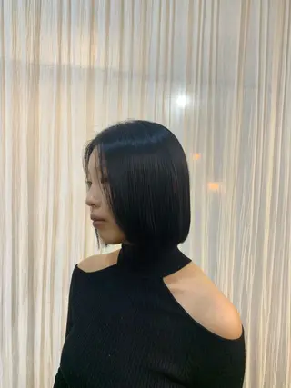 ミディアム カラー Masaki ブリーチカラーのヘアスタイル