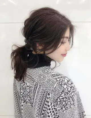 ヘアアレンジ nex the salon vlow所属・趙 英来のヘアスタイル