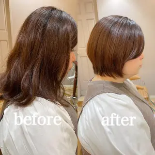 ショート 💎巻ける縮毛矯正/ 艶髪💎石渕智也のヘアスタイル