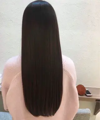 ロング カラー 髪質改善/縮毛矯正 ササキナツミのヘアスタイル