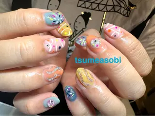 ネイル tsumeasobi所属・tsumeasobi 🪬macoのネイルデザイン