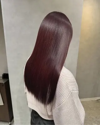 ロング カラー 🩵梅田/艶カラー 花音のヘアスタイル