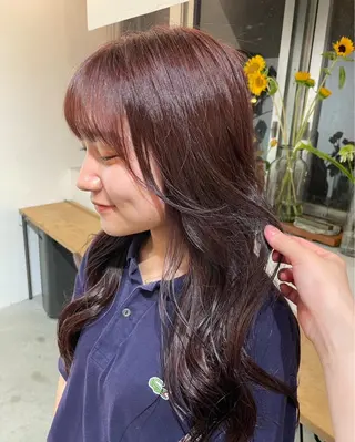 カラー 北堀江/透明感カラー レイヤー/じゅきのヘアスタイル