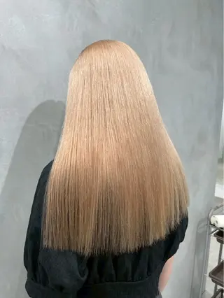 ロング カラー ハイトーンカラー🐬 えりかのヘアスタイル