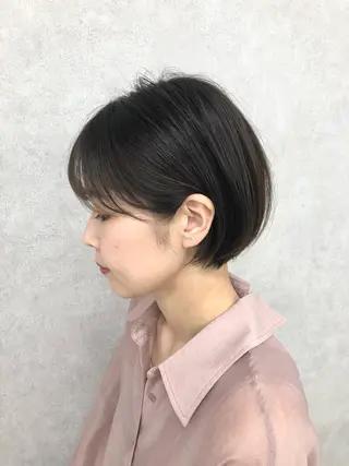 ショート カラー ショート、韓国メンズ ヘアのかつらぎのヘアスタイル