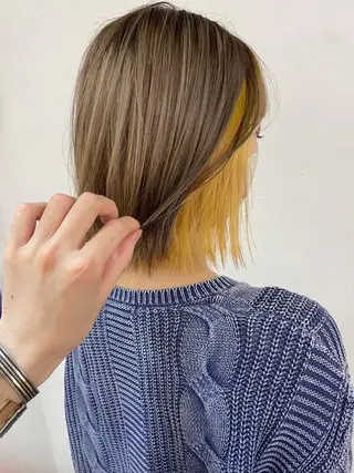 ショート カラー 冨木 雄斗のヘアスタイル