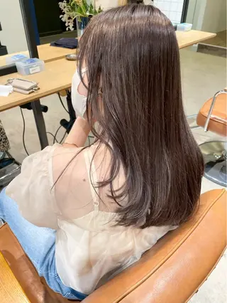 カラー miku/天神 艶カラーのヘアスタイル
