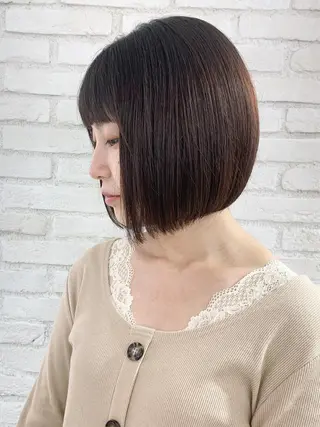 ショート カラー 伊 杏のヘアスタイル