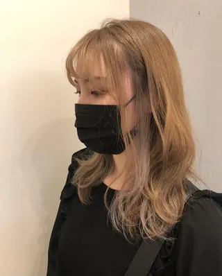 ロング カラー カノエ 乃木店のヘアスタイル