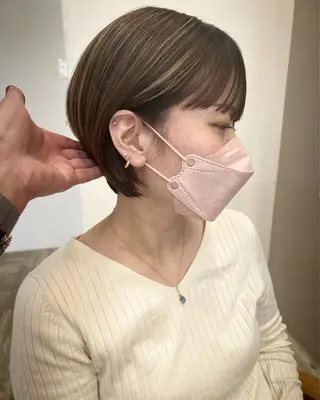 ショート カラー テトネ タカシのヘアスタイル