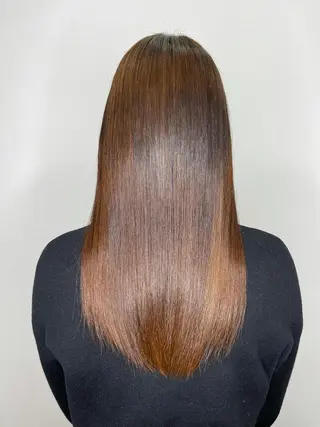 ロング カラー 杉田 一浩のヘアスタイル