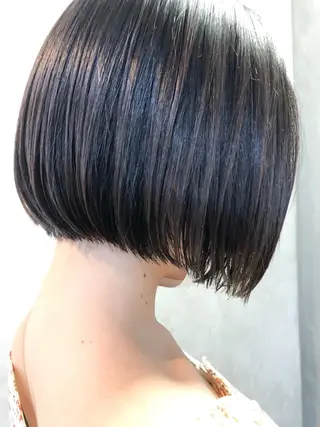 ショート ボブ×縮毛矯正 ryotaのヘアスタイル
