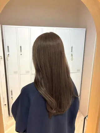 セミロング 透明感カラー🤎/ ツヤカラー/さくらのヘアスタイル