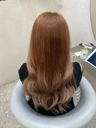 ロング 新宿/韓国ヘア 中明度カラー/かやのヘアスタイル