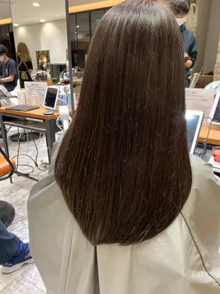 セミロング カラー 美髪ヘッドスパ🫧 西山紗奈江💆‍♀️のヘアスタイル