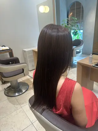 ロング 大島 希美のヘアスタイル
