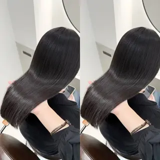 セミロング 艶髪カラー🫧 髪質改善🪽萩原のヘアスタイル