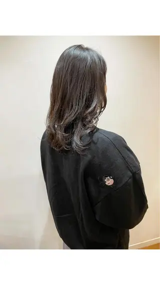 ミディアム パーマ あずまぐち めぐみのヘアスタイル