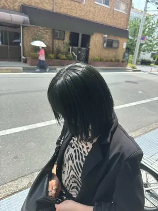 ミディアム 箕面/ボブ/ 髪質改善/加藤優眞のヘアスタイル