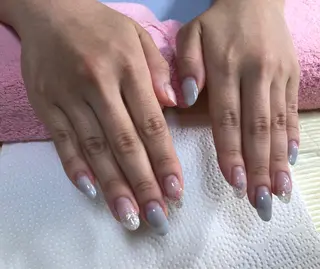 ネイル 北浦和 自爪育成ケアのネイルデザイン